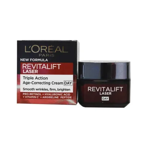 L'Oreal Revitalift Laser Triple Action Age - Correcting Day Cream 50ml — LOREAL moisturiser