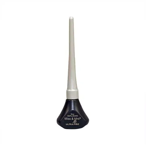 Miss & Mrs Ultra Fine Dipliner - Black 4.5ml — MISS & MRS beauty product