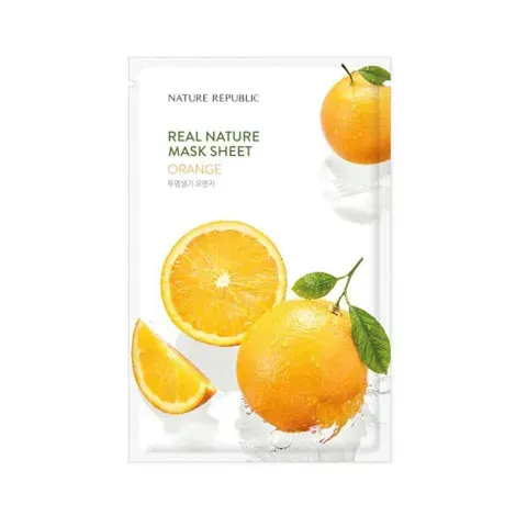 Nature Republic Real Nature Orange Mask Sheet 23ml — NATURE REPUBLIC face mask
