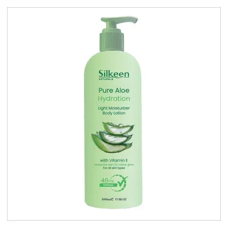 Silkeen Naturals Pure Aloe Hydration Light Moisturizing Body Lotion 1000ml — Silkeen body care product
