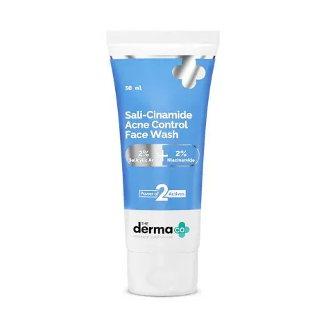 The Derma Co Sali-Cinamide Anti-Acne Face Wash 80ml — THE DERMA CO face wash