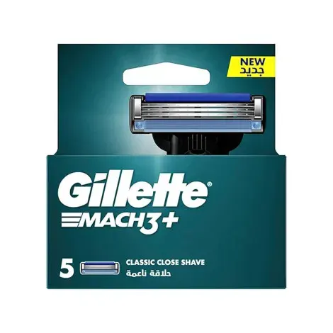 Gillette Mach3+ Classic Close Shave Razor Cartridges 5pcs — GILLETTE grooming product