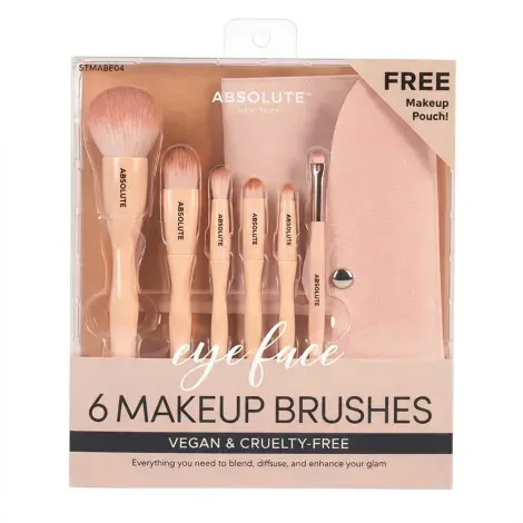 Absolute New York Eye & Face 6 Makeup Brushes — ABSOLUTE NEW YORK makeup product
