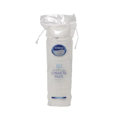 Athena Beaute Cotton Wool Cosmetic Pads 80 Pcs — ATHENA beauty accessory
