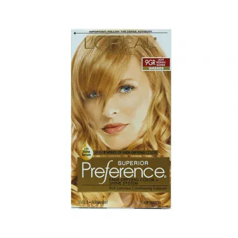 L'Oreal Paris Superior Preference Hair Color - 9 GR Light Reddish Blonde — LOREAL hair care product