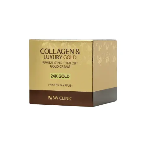 3w Clinic Collagen & Luxury Gold Revitalizing Comfort Cream 24k Gold 100g — 3W CLINIC face serum