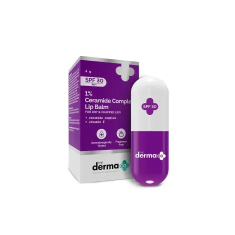 The Derma Co 1% Ceramide Complex Lip Balm SPF30 PA++ 4g — THE DERMA CO lip care product