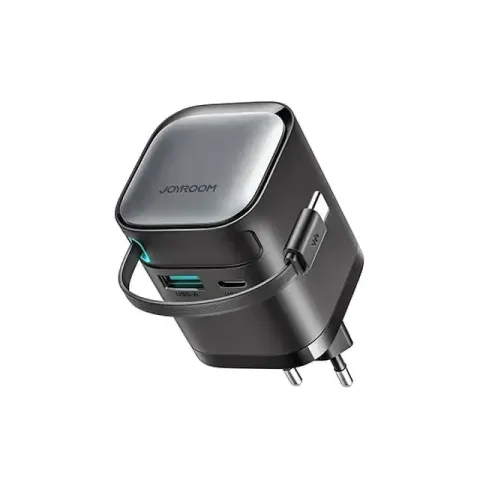 Joyroom JR-TCL02 GaN 65W Charger with Retractable Cable — Joyroom