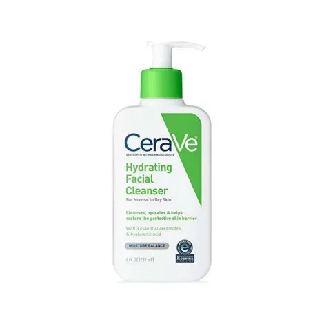 Cerave Hydrating Facial Cleanser For Normal to Dry Skin 237ml — CERAVE face wash