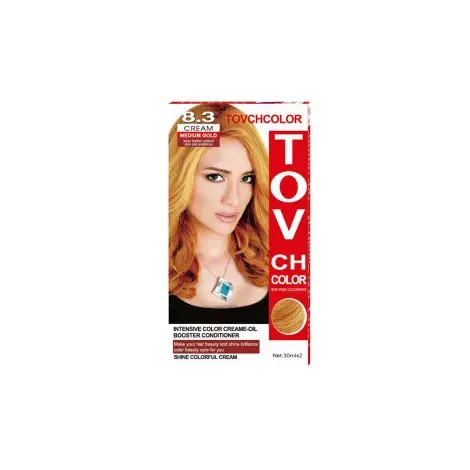 Tovch Hair color 30ml*2 - 8.3 Medium Gold — TOVCH hair care product