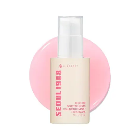 K-Secret Seoul 1988 Collagen Complex 7 + Red Ginseng Boosting Serum 30ml — K-SECRET face serum