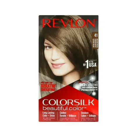 Revlon Colorslk Beautiful Hair Color - 41 Medium Brown — REVLON hair care product
