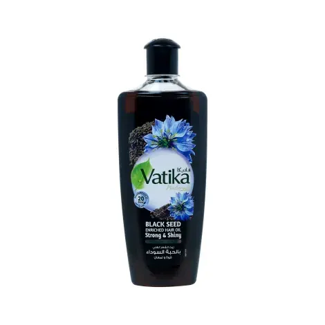 Vatika Naturals Strong & Shiny Black Seed Enriched Hair Oil 300ml — VATIKA hair care product