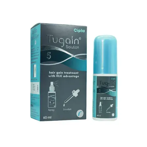 Tugain solution 5 Hair Gain Treatment 60ml — CIPLA hair care product