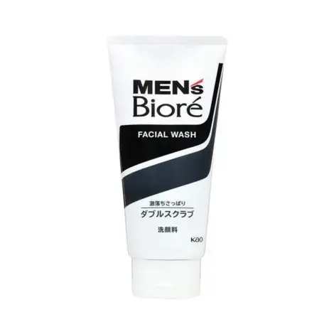 Biore Men's Double Scrub Facial Wash 130g — BIORE face wash