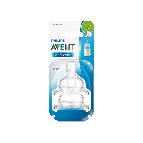 Philips Avent Anti Colic Flow Teats 1m+ — PHILIPS beauty product