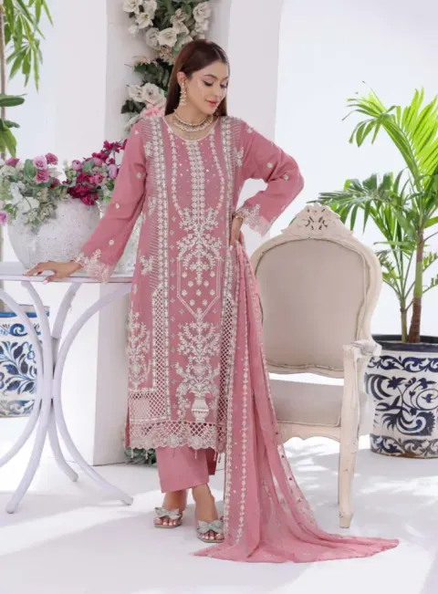 𝙉𝙊𝙍𝘼 𝙡𝙪𝙭𝙪𝙧𝙮 𝙨𝙝𝙞𝙛𝙤𝙤𝙣 – Semi-Stitched Collection - Shopemart 1