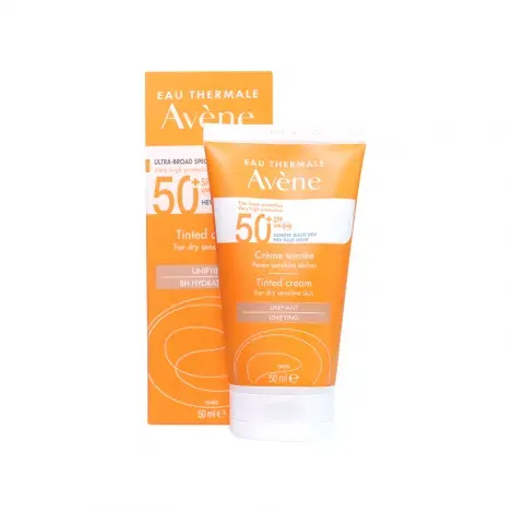 Avene Tinted Cream Unifying 8H Hydration SPF50 50ml — AVENE sunscreen