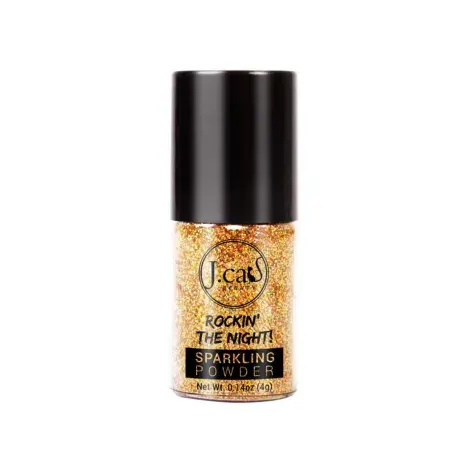 J. Cat Rockin The Night Sparkling Powder SP204 Gold Road — J.CAT makeup product