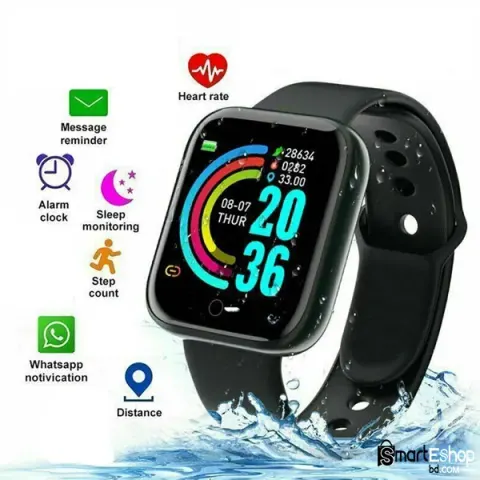 Y68 Waterproof Sport Smart Watch