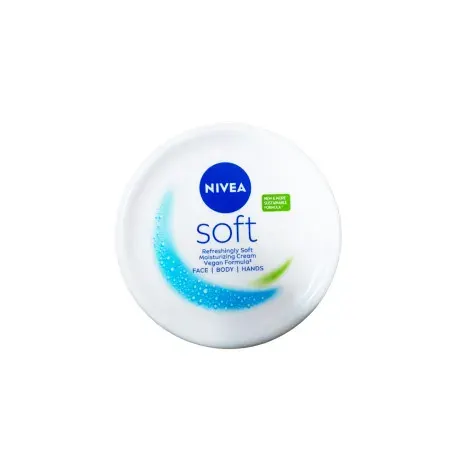 Nivea Refreshingly Soft Moisturzing Cream Vegan Formula 200ml — NIVEA moisturiser