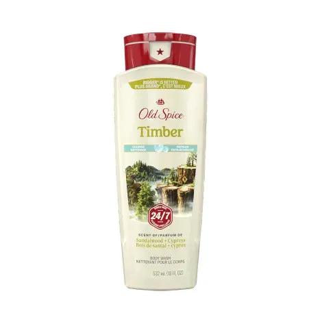 Old Spice Timber Sandalwood + Cypress Body Wash 532ml — OLD SPICE body care product