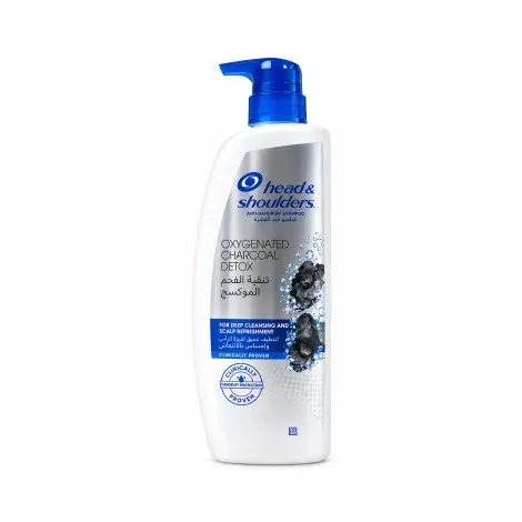 Head & Shoulders Oxygenated Charcoal Detox Anti-Dandruff Shampoo 500ml — HEAD & SHOULDERS hair care product