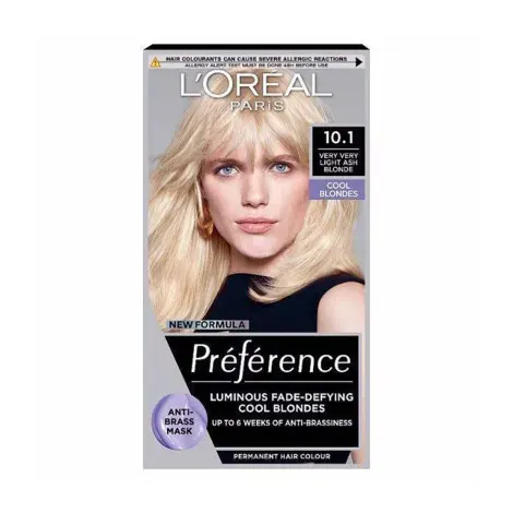 Loreal Hair Color Preference - 10.1 Very Very Light ASH Blonde — LOREAL hair care product