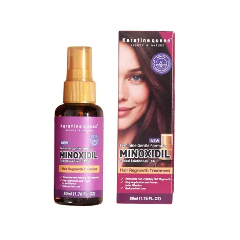 Keratin Queen Feminine Gentle Formula Minoxidil Hair Regrowth Treatment 50ml — KERATINE QUEEN hair care product