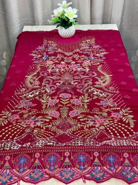 Georgette Semi Stitched Salwar Suit - Shopemart 1