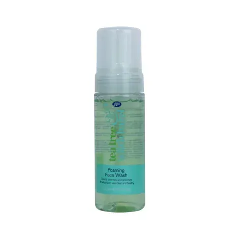 Boots Tea Tree & Witch Hazel Foaming Face Wash 150ml — BOOTS face wash