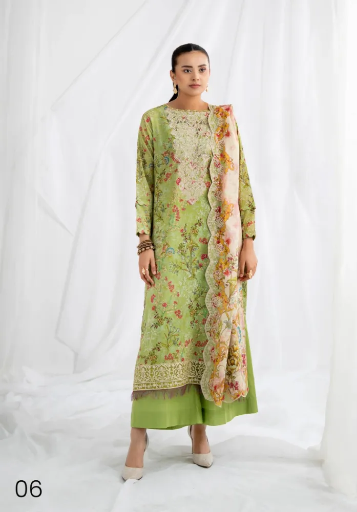 GullJee Rang-e-Haya Lawn - Shopemart 1