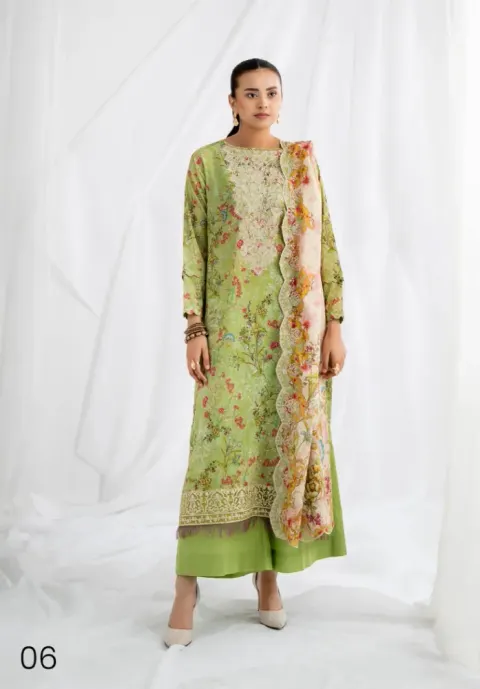 GullJee Rang-e-Haya Lawn - Shopemart 1