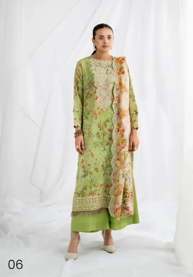 GullJee Rang-e-Haya Lawn - Shopemart 1
