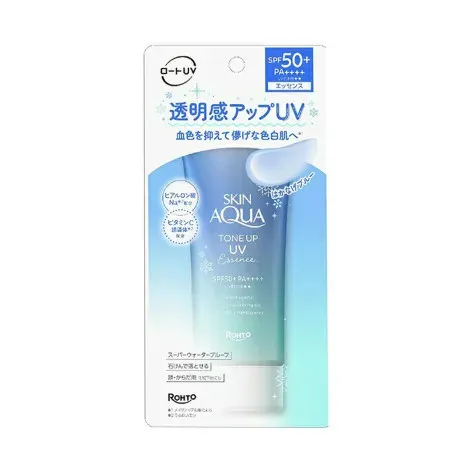 Skin Aqua Tone Up UV Essence Blue SPF50+ PA++++ 80g — SKIN AQUA sunscreen