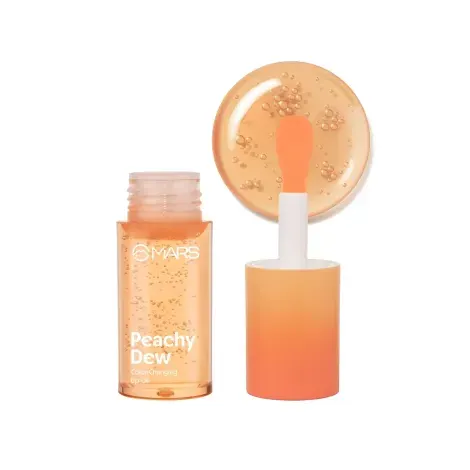 Mars Color Changing Lip Oil - Peachy Dew — MARS lip colour