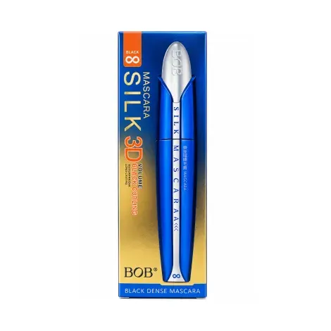 BOB 3D Volume Black Curling Silk Mascara 10g - 8 Black — BOB makeup product