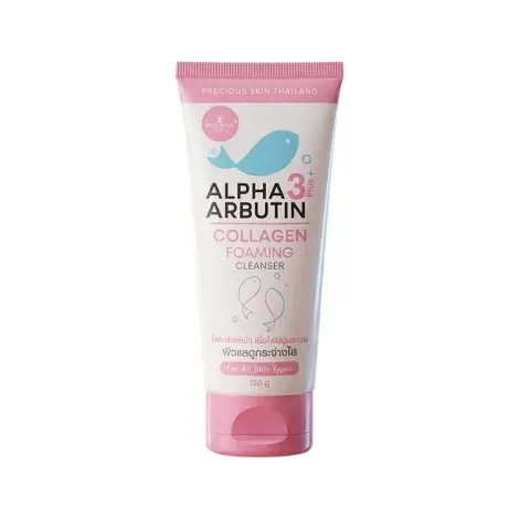 Precious Skin Alpha Arbutin 3 Plus + Collagen Foaming Cleanser 120g — PRECIOUS SKIN face serum