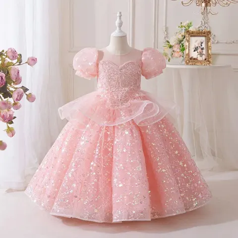 Fashionable Girl Party Dress - Shopemart