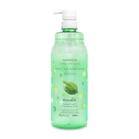 Watsons Botanical Refreshing White Tea Body Wash 1000ml — WATSONS body care product