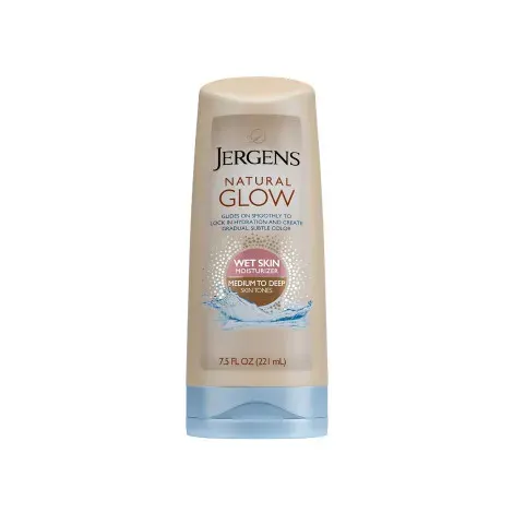 Jergens Natural Glow Wet Skin Moisturizer Medium To Deep Skin Tones 221ml — JERGENS moisturiser