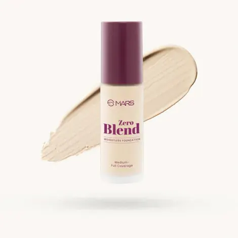 Mars Zero Blend Weightless Foundation SPF30 PA++++ 30ml - 02 Shell Coconut — MARS sunscreen