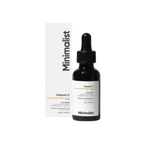 Minimalist 10% Vitamin C Face Serum 30ml — Minimalist vitamin C serum, 30ml