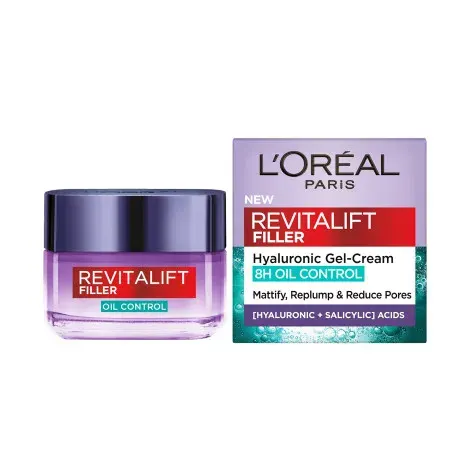 L'Oreal Revitalift Filler 8H Oil Control Hyaluronic Gel Cream 50ml — LOREAL face serum