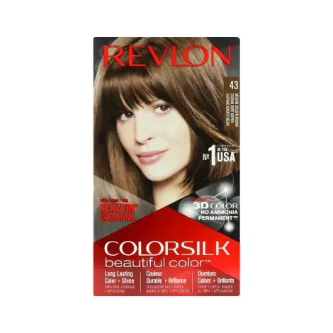 Revlon Colorsilk Beautiful Hair Color - 43 Medium Golden Brown — REVLON hair care product