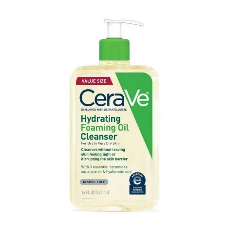 Cerave Hydrating Foaming Oil Cleanser For Dry To Very Dry Skin 473ml — CERAVE face wash