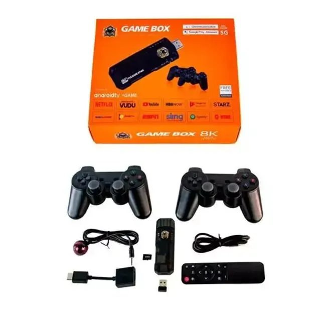 Game Box 8K Ultra HD Set-Top Box Android TV With Game Stick
