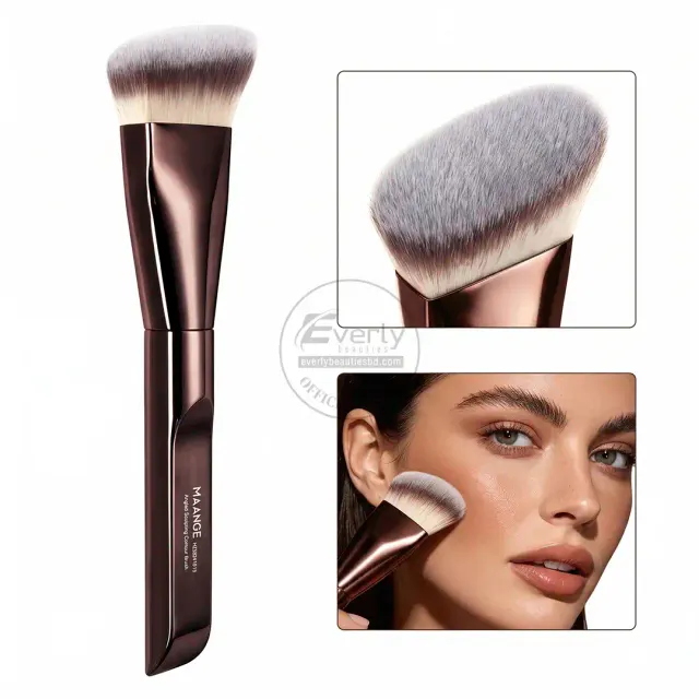 MAANGE 1pcs Angled Shaping Contour Brush - Brown — Maange