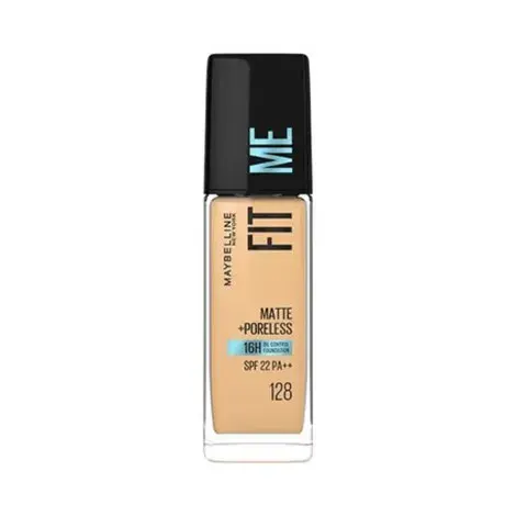 Maybelline Fit Me Matte Poreless 16H Oil Control Foundation- 128 — MAYBELLINE makeup product