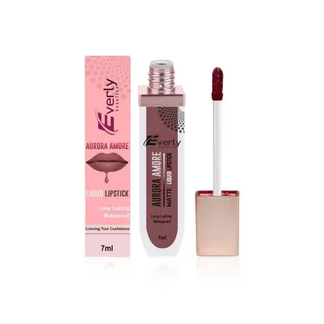 Everly Beauties Aurora Matte Liquid Lipstick - Almond Amour — EVERLY lip colour